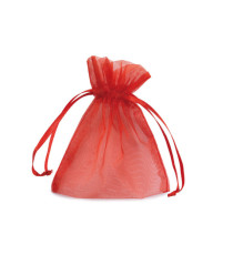 Sacchetti bomboniera Milly - 8,5 x 10 cm - organza - rosso - PNP - conf. 20 pezzi Sacchetti bomboniera Milly - 8,5 x 10 cm - organza - rosso - PNP - conf. 20 pezzi