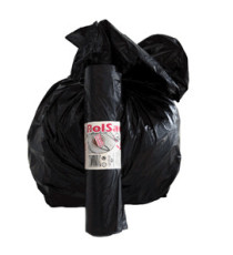 Sacchi - 55 x 70 cm - 38 L - 19 micron - nero - Rolsac - conf. 30 pezzi Sacchi - 55 x 70 cm - 38 L - 19 micron - nero - Rolsac - conf. 30 pezzi