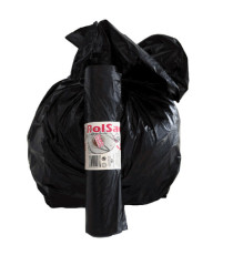 Sacchi - 55 x 70 cm - 38 L - 19 micron - nero - Rolsac - conf. 30 pezzi Sacchi - 55 x 70 cm - 38 L - 19 micron - nero - Rolsac - conf. 30 pezzi