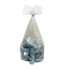Sacchi - 70 x 110 cm - 110 L - 22 micron - azzurro trasparente - Rolsac - conf. 10 pezzi Sacchi - 70 x 110 cm - 110 L - 22 micron - azzurro trasparente - Rolsac - conf. 10 pezzi