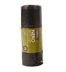 Sacchi per rifiuti Classic - 70 x 110 cm - 116 L - 20 micron - nero - Perfetto - rotolo da 10 sacchetti