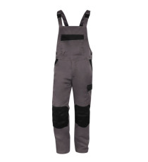Salopette da lavoro M1SA2 - taglia L - twill/poliestere/cotone - grigio - Deltaplus