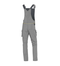Salopette da lavoro Mach 2 - tela/poliestere/cotone - taglia XXL - grigio chiaro/grigio scuro - Deltaplus Salopette da lavoro Mach 2 - tela/poliestere/cotone - taglia XXL - grigio chiaro/grigio scuro - Deltaplus