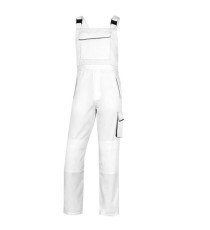 Salopette da lavoro Panostyle M6SAL - taglia XL - PE/cotone - bianco/grigio - Deltaplus
