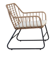 Salotto Cebu - polyrattan naturale - Garden Friend - set 4 elementi Salotto Cebu - polyrattan naturale - Garden Friend - set 4 elementi