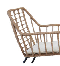 Salotto Cebu - polyrattan naturale - Garden Friend - set 4 elementi Salotto Cebu - polyrattan naturale - Garden Friend - set 4 elementi