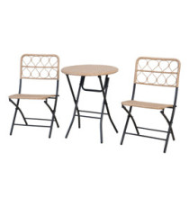 Salotto Maui - polyrattan naturale - Garden Friend - set 3 elementi Salotto Maui - polyrattan naturale - Garden Friend - set 3 elementi