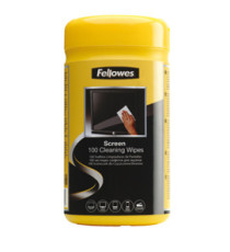 Salviette pulisci schermo - Fellowes - conf. 100 pezzi Salviette pulisci schermo - Fellowes - conf. 100 pezzi
