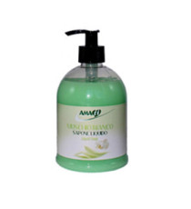 Sapone liquido - muschio bianco - Amati - dispenser da 500 ml Sapone liquido - muschio bianco - Amati - dispenser da 500 ml
