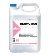 Sapone liquido Dermoman - fiorito - sporco medio - Alca - tanica da 5 L Sapone liquido Dermoman - fiorito - sporco medio - Alca - tanica da 5 L