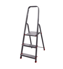 Scala domestica Stella Basic - 3 gradini - alluminio - Marchetti