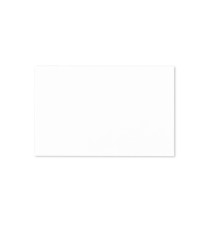 Scatola 100 biglietti bianchi - Bristol - 6,9 x 10,6 cm - 240 gr - Rex Sadoch