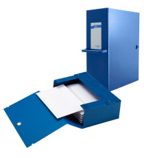 Scatola archivio Big - con maniglia - dorso 12 cm - 25 x 35 cm - blu - Sei Rota Scatola archivio Big - con maniglia - dorso 12 cm - 25 x 35 cm - blu - Sei Rota