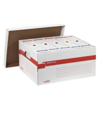 Scatola archivio Memory X File - con coperchio - dorso 27,5 cm - 37x27x52 cm - bianco - Sei Rota Scatola archivio Memory X File - con coperchio - dorso 27,5 cm - 37x27x52 cm - bianco - Sei Rota