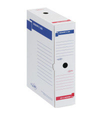 Scatola archivio Memory X100 - 25 x 35 cm - dorso 10 cm - bianco - Sei Rota