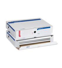 Scatola archivio Memory XL A3 - 30x42 cm - dorso 8 cm - bianco - Sei Rota Scatola archivio Memory XL A3 - 30x42 cm - dorso 8 cm - bianco - Sei Rota