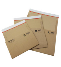 Scatola automontante altezza variabile BOOKBOX - M - 31 X 19 X 7 cm - cartone - avana - Blasetti