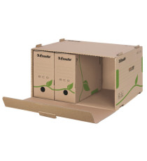 Scatola container EcoBox - 34x43,9x25,9 cm - apertura laterale - Esselte Scatola container EcoBox - 34x43,9x25,9 cm - apertura laterale - Esselte