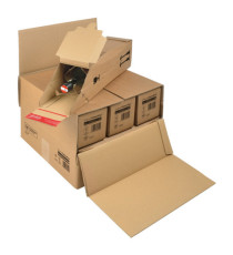 Scatola CP 181 - modulabile per 3/6 bottiglie - 37,5 x 36,5 x 25 cm - cartone - avana - ColomPac Scatola CP 181 - modulabile per 3/6 bottiglie - 37,5 x 36,5 x 25 cm - cartone - avana - ColomPac