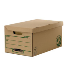 Scatola maxi Bankers Box Earth Series - con coperchio a ribalta - 37,8 x 28,7 x 54,5 cm - avana - Fellowes - conf. 10 pe Scatola maxi Bankers Box Earth Series - con coperchio a ribalta - 37,8 x 28,7 x 54,5 cm - avana - Fellowes - conf. 10 pe