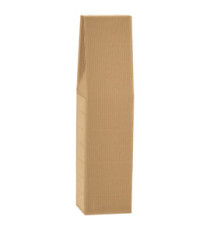 Scatola Onda - 1 bottiglia - in cartone - 9 x 9 x 37 cm - avana - Scotton Scatola Onda - 1 bottiglia - in cartone - 9 x 9 x 37 cm - avana - Scotton