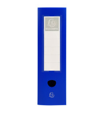 Scatola per archivio box - con bottone - 25x33 cm - dorso 6 cm - blu - Exacompta Scatola per archivio box - con bottone - 25x33 cm - dorso 6 cm - blu - Exacompta