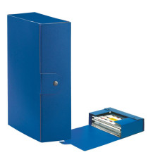 Scatola progetto Eurobox - dorso 10 cm - 25x35 cm - blu - Esselte Scatola progetto Eurobox - dorso 10 cm - 25x35 cm - blu - Esselte