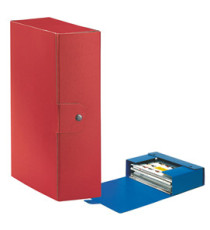 Scatola progetto Eurobox - dorso 10 cm - 25x35 cm - rosso - Esselte Scatola progetto Eurobox - dorso 10 cm - 25x35 cm - rosso - Esselte