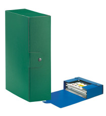 Scatola progetto Eurobox - dorso 10 cm - 25x35 cm - verde - Esselte Scatola progetto Eurobox - dorso 10 cm - 25x35 cm - verde - Esselte
