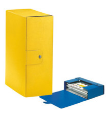 Scatola progetto Eurobox - dorso 12 cm - 25x35 cm - giallo - Esselte Scatola progetto Eurobox - dorso 12 cm - 25x35 cm - giallo - Esselte