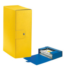 Scatola progetto Eurobox - dorso 12 cm - 25x35 cm - giallo - Esselte Scatola progetto Eurobox - dorso 12 cm - 25x35 cm - giallo - Esselte