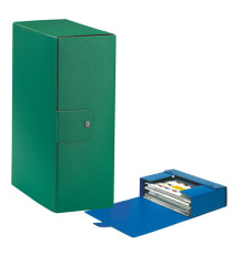 Scatola progetto Eurobox - dorso 12 cm - 25x35 cm - verde - Esselte Scatola progetto Eurobox - dorso 12 cm - 25x35 cm - verde - Esselte
