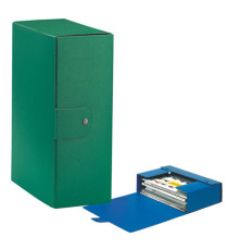 Scatola progetto Eurobox - dorso 12 cm - 25x35 cm - verde - Esselte Scatola progetto Eurobox - dorso 12 cm - 25x35 cm - verde - Esselte