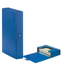 Scatola progetto Eurobox - dorso 6 cm - 25x35 cm - blu - Esselte Scatola progetto Eurobox - dorso 6 cm - 25x35 cm - blu - Esselte