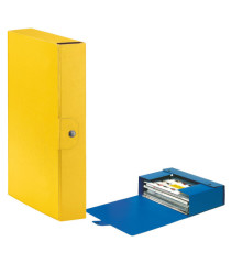 Scatola progetto Eurobox - dorso 6 cm - 25x35 cm - giallo - Esselte