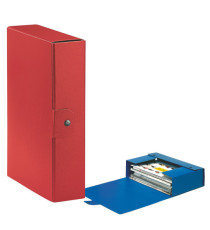 Scatola progetto Eurobox - dorso 8 cm - 25x35 cm - rosso - Esselte Scatola progetto Eurobox - dorso 8 cm - 25x35 cm - rosso - Esselte