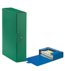 Scatola progetto Eurobox - dorso 8 cm - 25x35 cm - verde - Esselte
