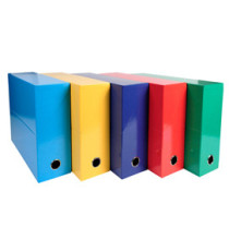 Scatola progetto Iderama - 5 colori assortiti classici - dorso 90mm - 25x33cm - Exacompta Scatola progetto Iderama - 5 colori assortiti classici - dorso 90mm - 25x33cm - Exacompta