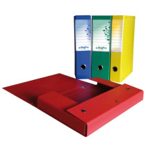 Scatola progetto KingPro - con portaetichetta - dorso 10 cm - giallo - Starline Scatola progetto KingPro - con portaetichetta - dorso 10 cm - giallo - Starline