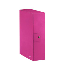 Scatola progetto WOW - dorso 10 cm - fucsia metallizzato - Leitz Scatola progetto WOW - dorso 10 cm - fucsia metallizzato - Leitz