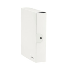 Scatola progetto WOW - dorso 8 cm - bianco metallizzato - Leitz