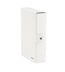 Scatola progetto WOW - dorso 8 cm - bianco metallizzato - Leitz