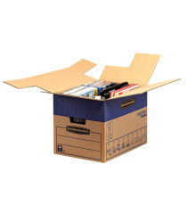 Scatola SmoothMove Prime Fastfold - per traslochi - 37,5 L - cartone - Bankers Box Scatola SmoothMove Prime Fastfold - per traslochi - 37,5 L - cartone - Bankers Box