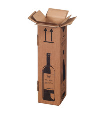 Scatola Wine Pack - per 1 bottiglia - 10,5 x 10,5 x 42 cm - Bong Packaging - conf. 20 pezzi Scatola Wine Pack - per 1 bottiglia - 10,5 x 10,5 x 42 cm - Bong Packaging - conf. 20 pezzi