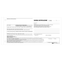 Scheda di notifica - fogli snap - 25 fogli 2 copie autoricalcanti - 10 x 22cm - Edipro - conf. 250 pezzi Scheda di notifica - fogli snap - 25 fogli 2 copie autoricalcanti - 10 x 22cm - Edipro - conf. 250 pezzi