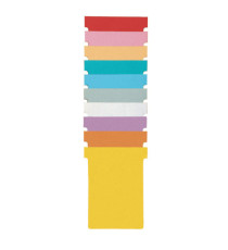 Schede a T indice 1 bianche per Professional Planner - Nobo - conf. 100 pezzi Schede a T indice 1 bianche per Professional Planner - Nobo - conf. 100 pezzi