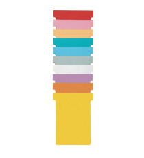 Schede a T indice 1 bianche per Professional Planner - Nobo - conf. 100 pezzi Schede a T indice 1 bianche per Professional Planner - Nobo - conf. 100 pezzi