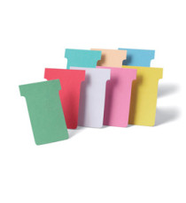 Schede a T indice 2 bianche per Professional Planner - Nobo - conf. 100 pezzi Schede a T indice 2 bianche per Professional Planner - Nobo - conf. 100 pezzi