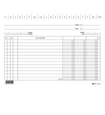 Schede - 3 colonne - 15 x 21 cm orizzontale - Edipro - conf. 100 pezzi