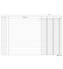 Schede - 3 colonne - 17 x 24 cm orizzontale - Edipro - conf. 100 pezzi